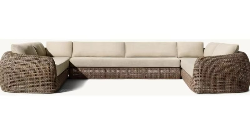 Outdoor Furniture For Sale - Лидер продаж, U-образная модульная уличная мебель,