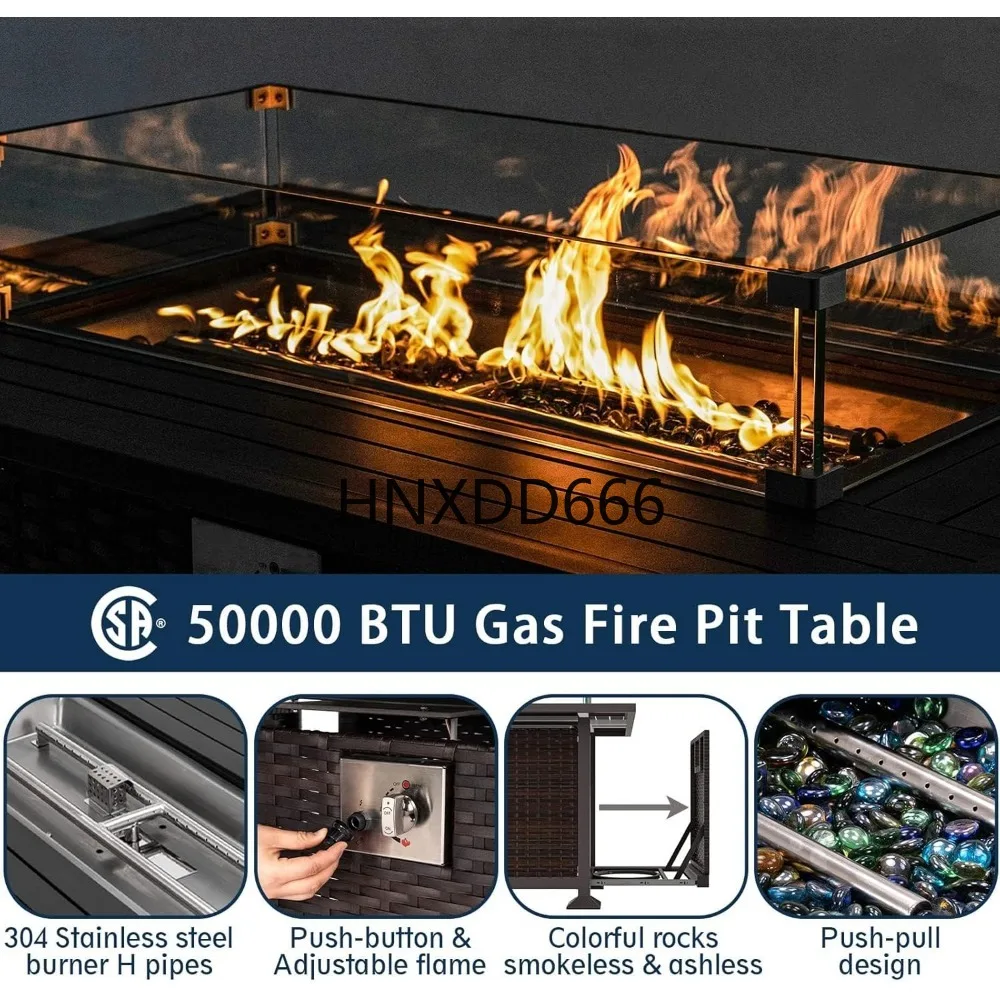 Комплект садовой мебели с кост – обзор и цена Outdoor Furniture Fire Table