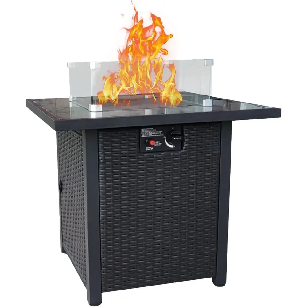 Плетеная мебель для патио, ком – обзор и цена Outdoor Furniture Fire Table