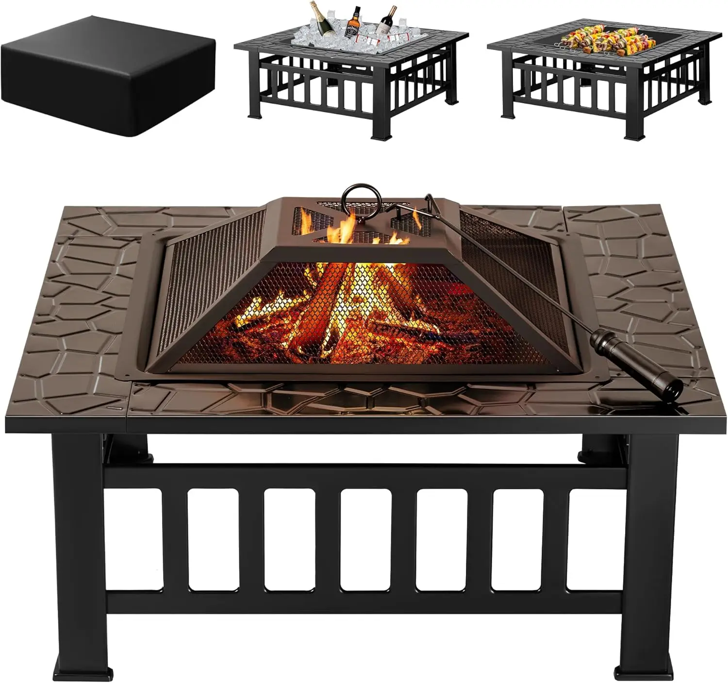 Уличный очаг-костровище, 32-дю – обзор и цена Outdoor Furniture Fire Table